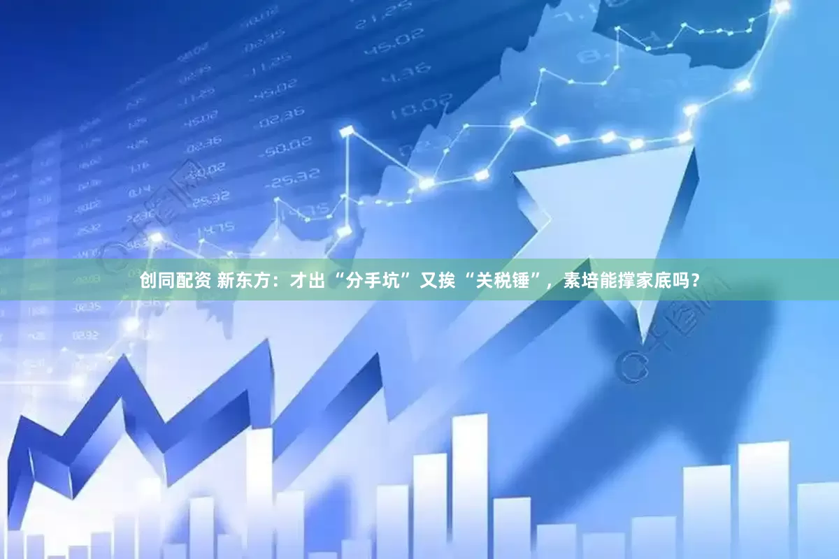 创同配资 新东方：才出 “分手坑” 又挨 “关税锤”，素培能撑家底吗？